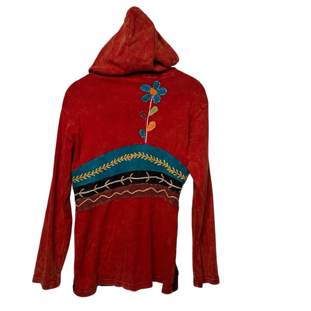 Rising International Boho Patchwork Embroidered H… - image 2